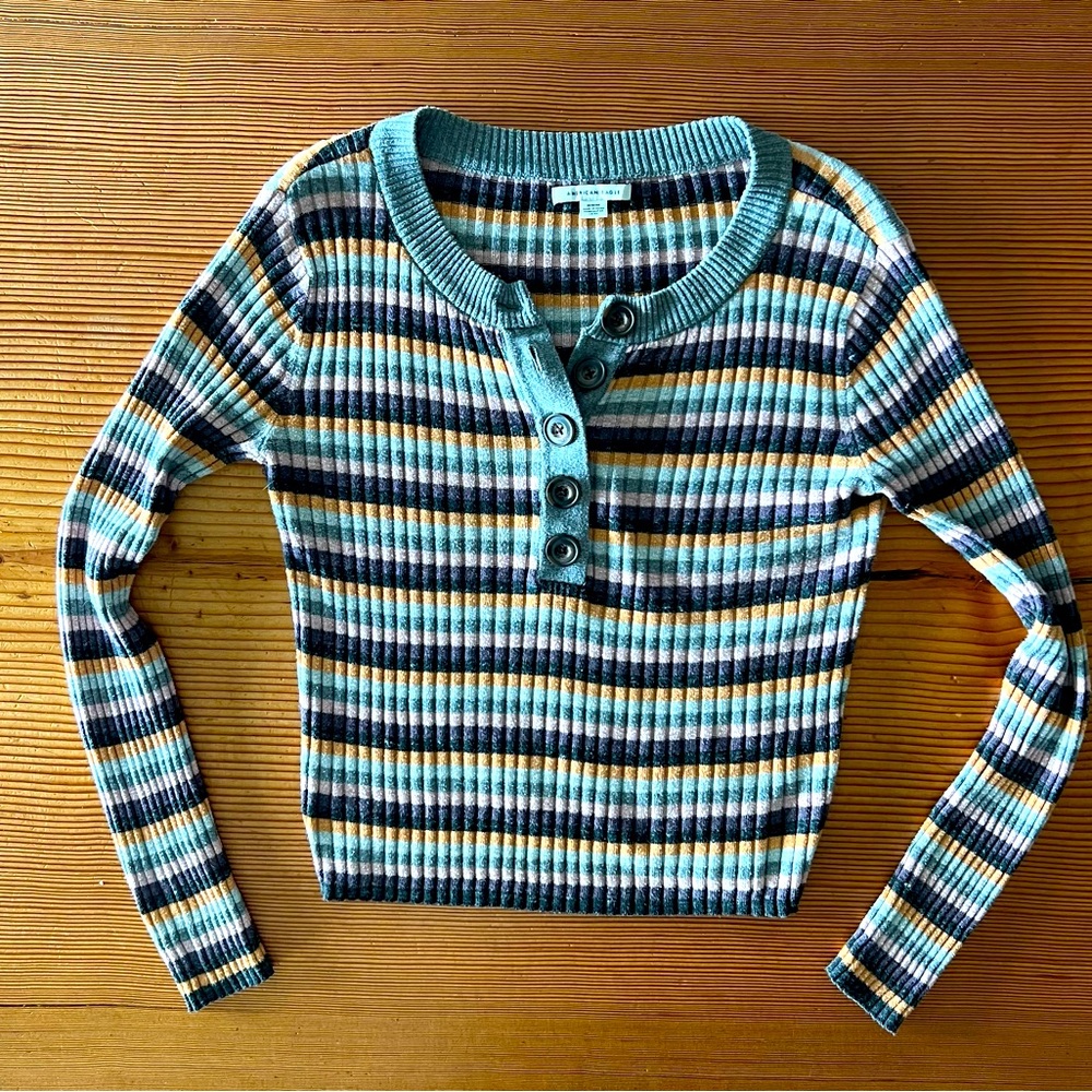 American Eagle Henley Top